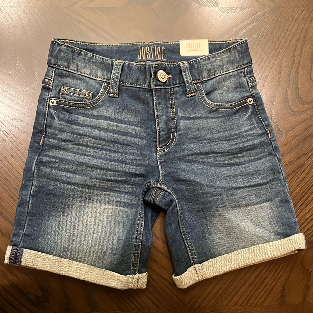 Justice jean shorts